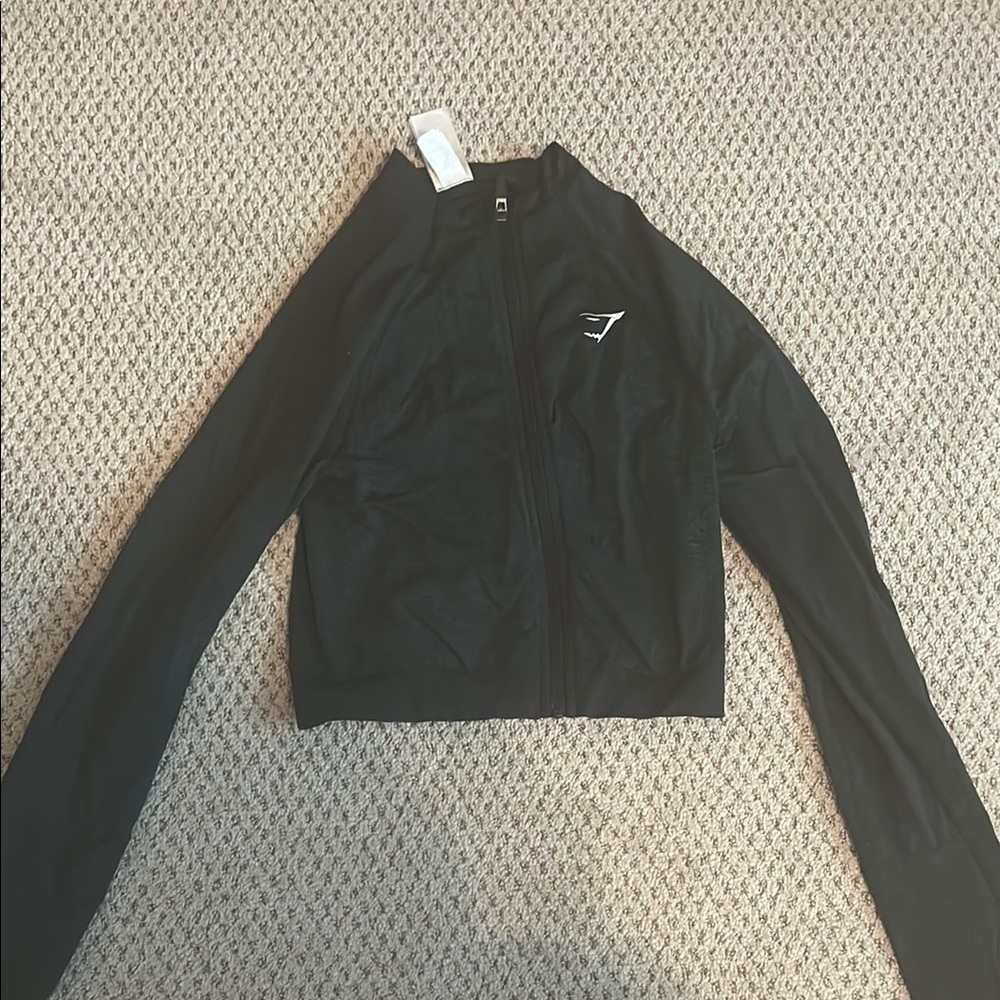 Gymshark Black Bomber Jacket